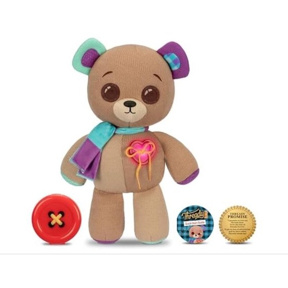 The Unbranded Brand Other - Interactive 14" Plush Magical Expressive Button Eyes Happy, Sad, Winks & Blinks